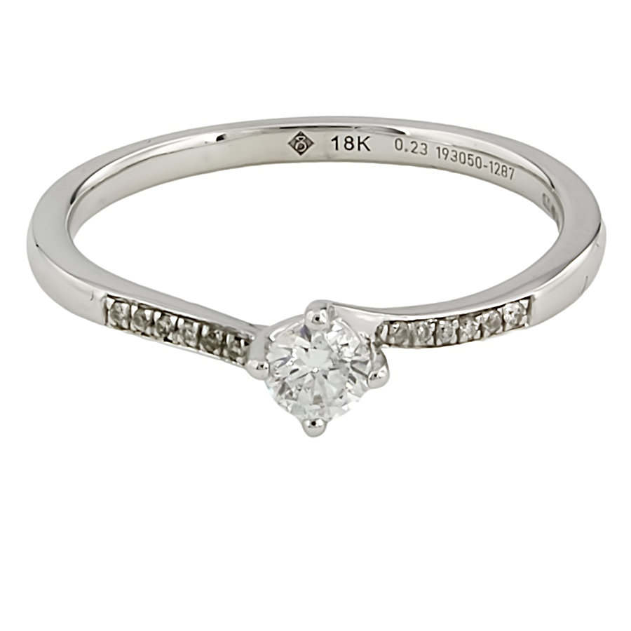 18ct Gold Diamond 0.20cts Ring Size P